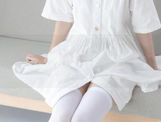森萝财团 – 谁能抗拒Aika穿80D白丝体操服时的那股清新感，原图必看