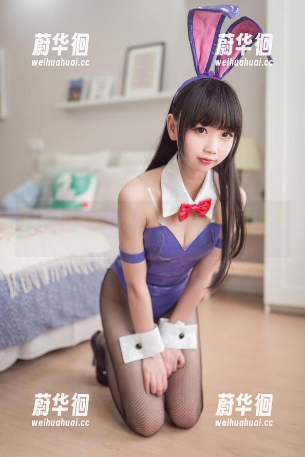 是我眼花了吗？雪琪SAMA的麻衣制服兔女郎美图难得一见